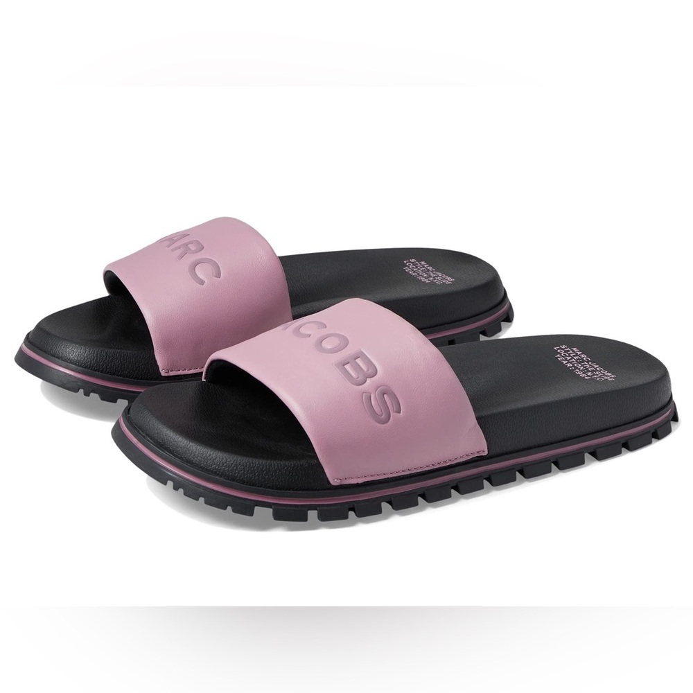 Marc Jacob’s purple/black spell out “The slide” sandals - EUR 41 (10-10.5 women)